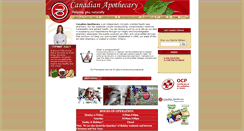 Desktop Screenshot of canadianapothecary.com